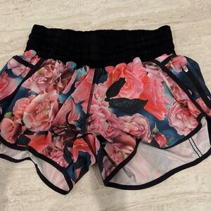 Lululemon Secret Garden Tracker Shorts Rare!